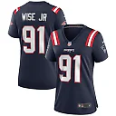 Zennovawear Deatrich Wise Jr. 91 New England Patriots Women Game Jersey - Navy