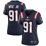 Zennovawear Deatrich Wise Jr. 91 New England Patriots Women Game Jersey - Navy