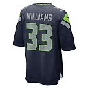 Zennovawear Dee Williams 33 Seattle Seahawks Game Men Jersey - College Navy
