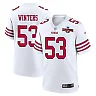 Zennovawear Dee Winters 53 San Francisco 49ers NFC Champions Patch Game Men Jersey - White