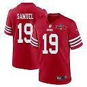 Zennovawear Deebo Samuel 19 San Francisco 49ers NFC Champions Patch Game Men Jersey - Scarlet