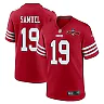 Zennovawear Deebo Samuel 19 San Francisco 49ers NFC Champions Patch Game Men Jersey - Scarlet