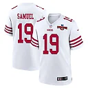 Zennovawear Deebo Samuel 19 San Francisco 49ers NFC Champions Patch Game Men Jersey - White