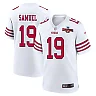 Zennovawear Deebo Samuel 19 San Francisco 49ers NFC Champions Patch Game Men Jersey - White