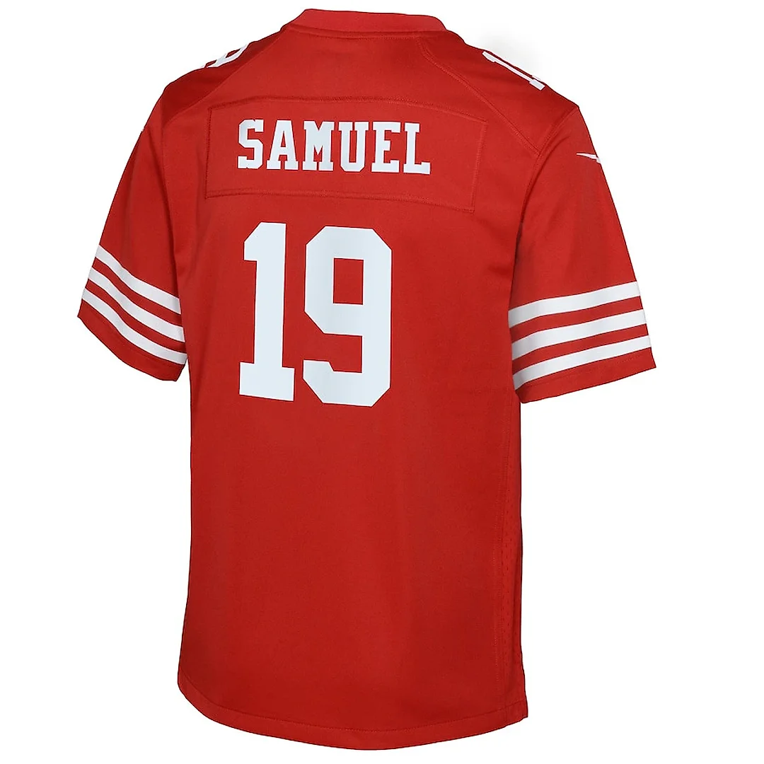 Zennovawear Deebo Samuel 19 San Francisco 49ers YOUTH Game Jersey - Scarlet