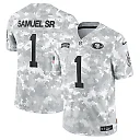 Zennovawear Deebo Samuel Sr 1 San Francisco 49ers 2024 Salute to Service Limited Men Jersey - Arctic Camo