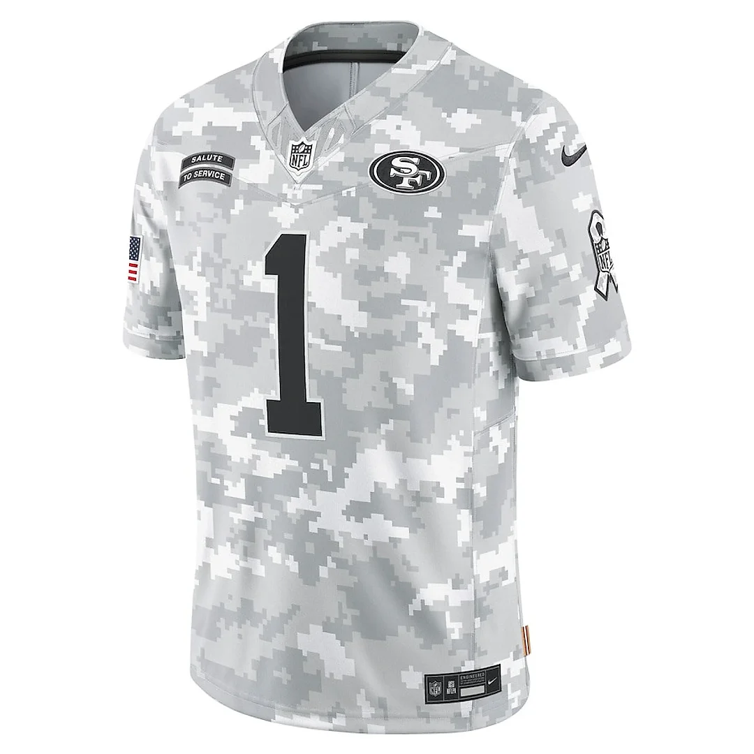 Zennovawear Deebo Samuel Sr 1 San Francisco 49ers 2024 Salute to Service Limited Men Jersey - Arctic Camo