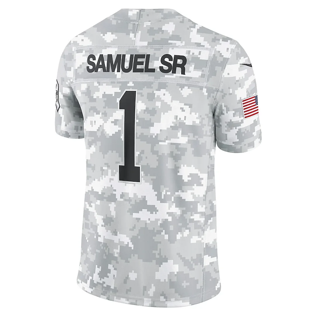 Zennovawear Deebo Samuel Sr 1 San Francisco 49ers 2024 Salute to Service Limited Men Jersey - Arctic Camo