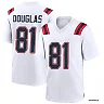 Zennovawear Demario Douglas 81 New England Patriots Game Men Jersey - White