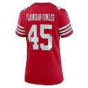 Zennovawear Demetrius Flannigan-Fowles 45 San Francisco 49ers Women's Game Jersey - Scarlet