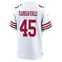 Zennovawear Demetrius Flannigan-Fowles 45 San Francisco 49ers NFC Champions Patch Game Men Jersey - White