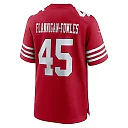 Zennovawear Demetrius Flannigan-Fowles 45 San Francisco 49ers Game Men Jersey - Scarlet