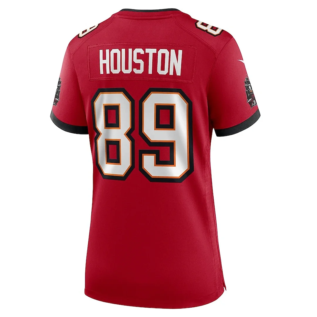 Zennovawear Dennis Houston 89 Tampa Bay Buccaneers Women's Game Jersey - Red