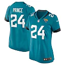 Zennovawear De??ntre Prince 24 Jacksonville Jaguars Women's Game Jersey - Teal