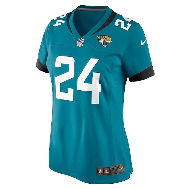 Zennovawear De??ntre Prince 24 Jacksonville Jaguars Women's Game Jersey - Teal