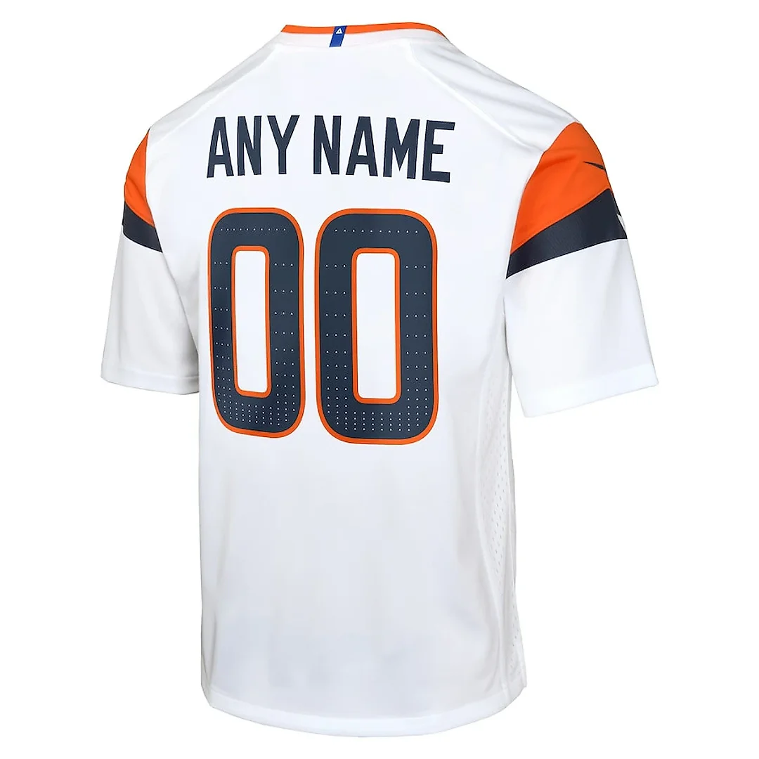 Zennovawear Denver Broncos Custom Game YOUTH Jersey - White