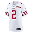 Zennovawear Deommodore Lenoir 2 San Francisco 49ers NFC Champions Patch Game Men Jersey - White