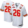 Zennovawear Deon Bush 26 Kansas City Chiefs AFC Champions Patch Game Men Jersey - White