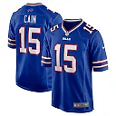 Zennovawear Deon Cain 15 Buffalo Bills Game Men Jersey - Royal