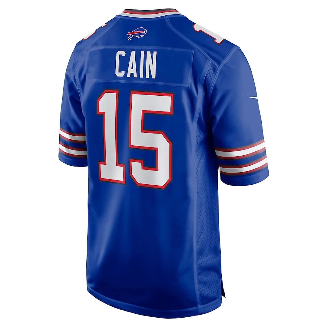 Zennovawear Deon Cain 15 Buffalo Bills Game Men Jersey - Royal