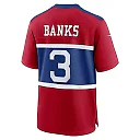 Zennovawear Deonte Banks 3 New York Giants Alternate Game Men Jersey - Century Red