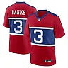Zennovawear Deonte Banks 3 New York Giants Alternate Player Game YOUTH Jersey - Century Red