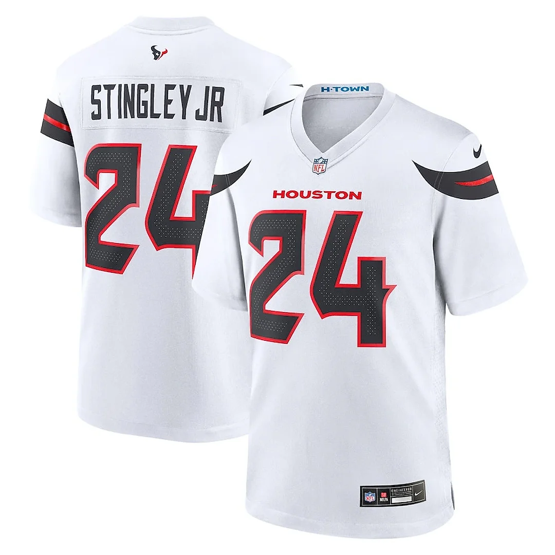 Zennovawear Derek Stingley Jr. 24 Houston Texans Game Jersey - Men, White