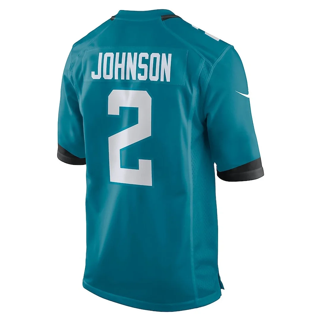 Zennovawear D'Ernest Johnson 2 Jacksonville Jaguars Team Game Men Jersey - Teal