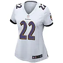 Zennovawear Derrick Henry 22 Baltimore Ravens Game Women Jersey - White