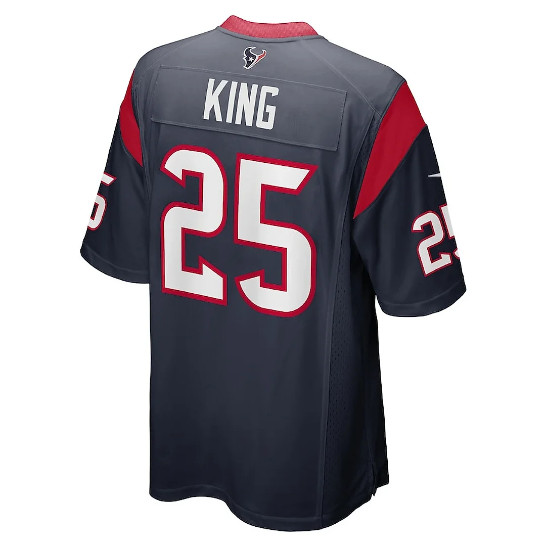 Zennovawear Desmond King 25 Houston Texans Game Men Jersey - Navy