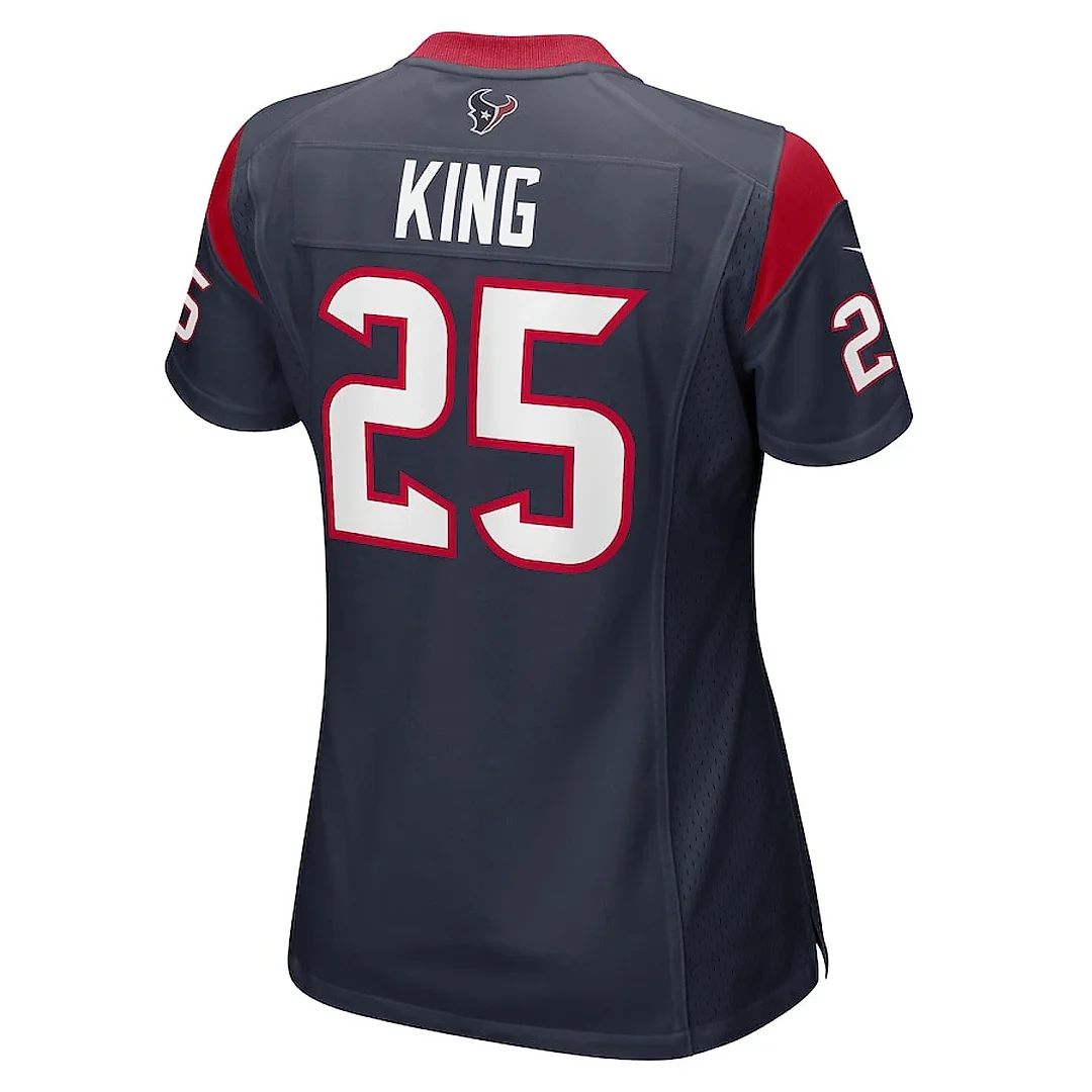 Zennovawear Desmond King 25 Houston Texans Women Game Jersey - Navy