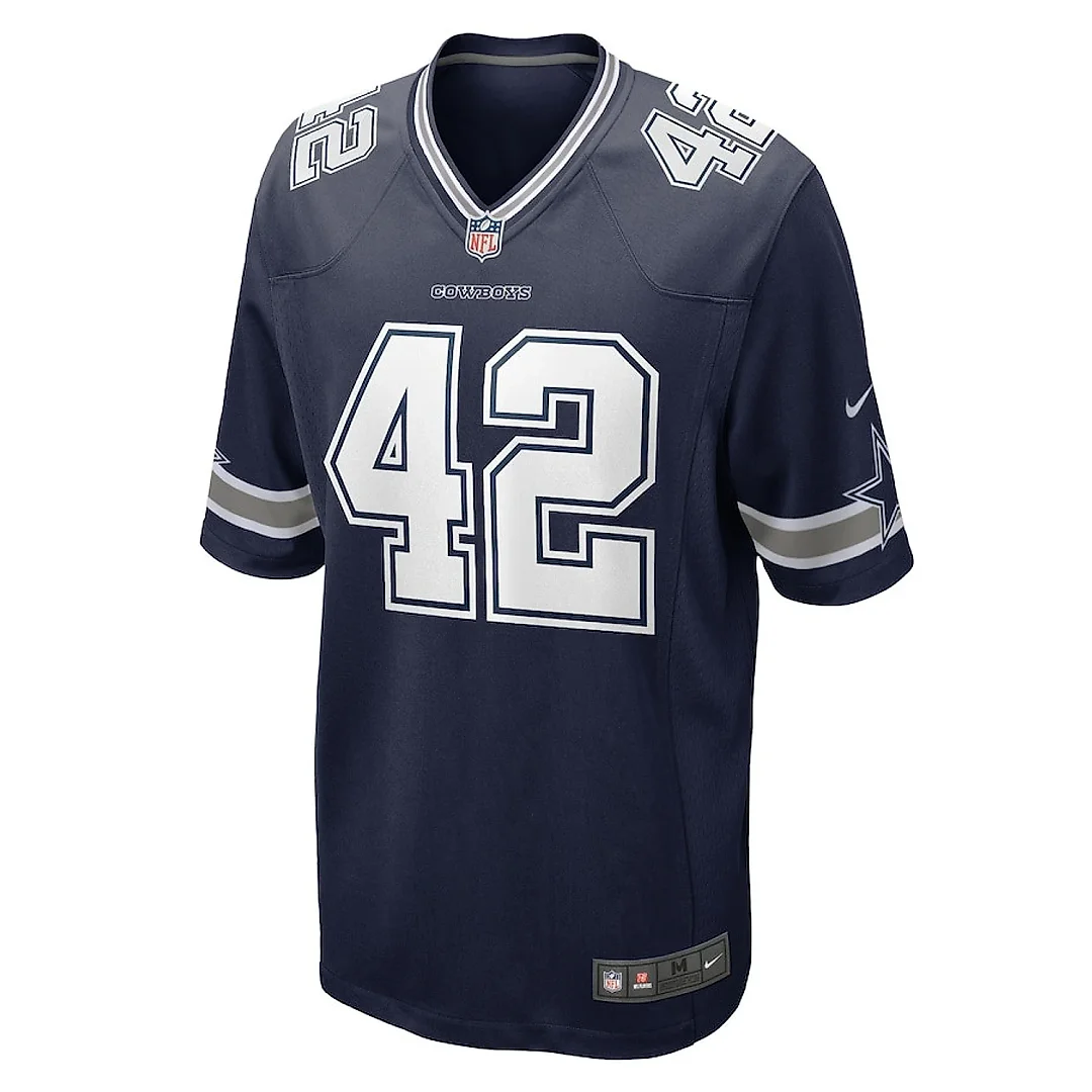Zennovawear Deuce Vaughn 42 Dallas Cowboys Game Men Jersey - Navy