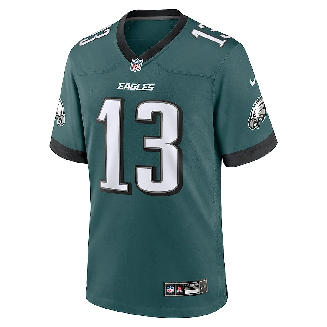Zennovawear DeVante Parker 13 Philadelphia Eagles Game Men Jersey - Midnight Green