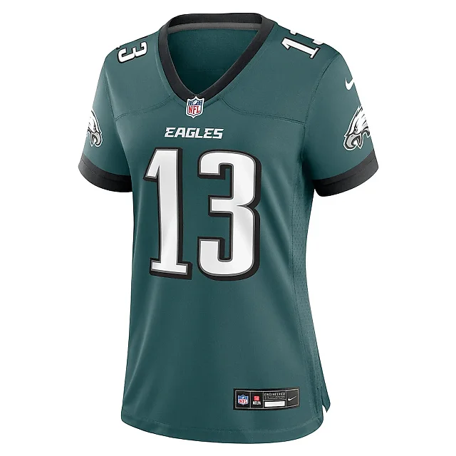Zennovawear DeVante Parker 13 Philadelphia Eagles Women Game Jersey - Midnight Green