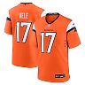 Zennovawear Devaughn Vele 17 Denver Broncos Team Game Men Jersey - Orange