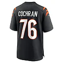 Zennovawear Devin Cochran 76 Cincinnati Bengals Team Game Men Jersey - Black