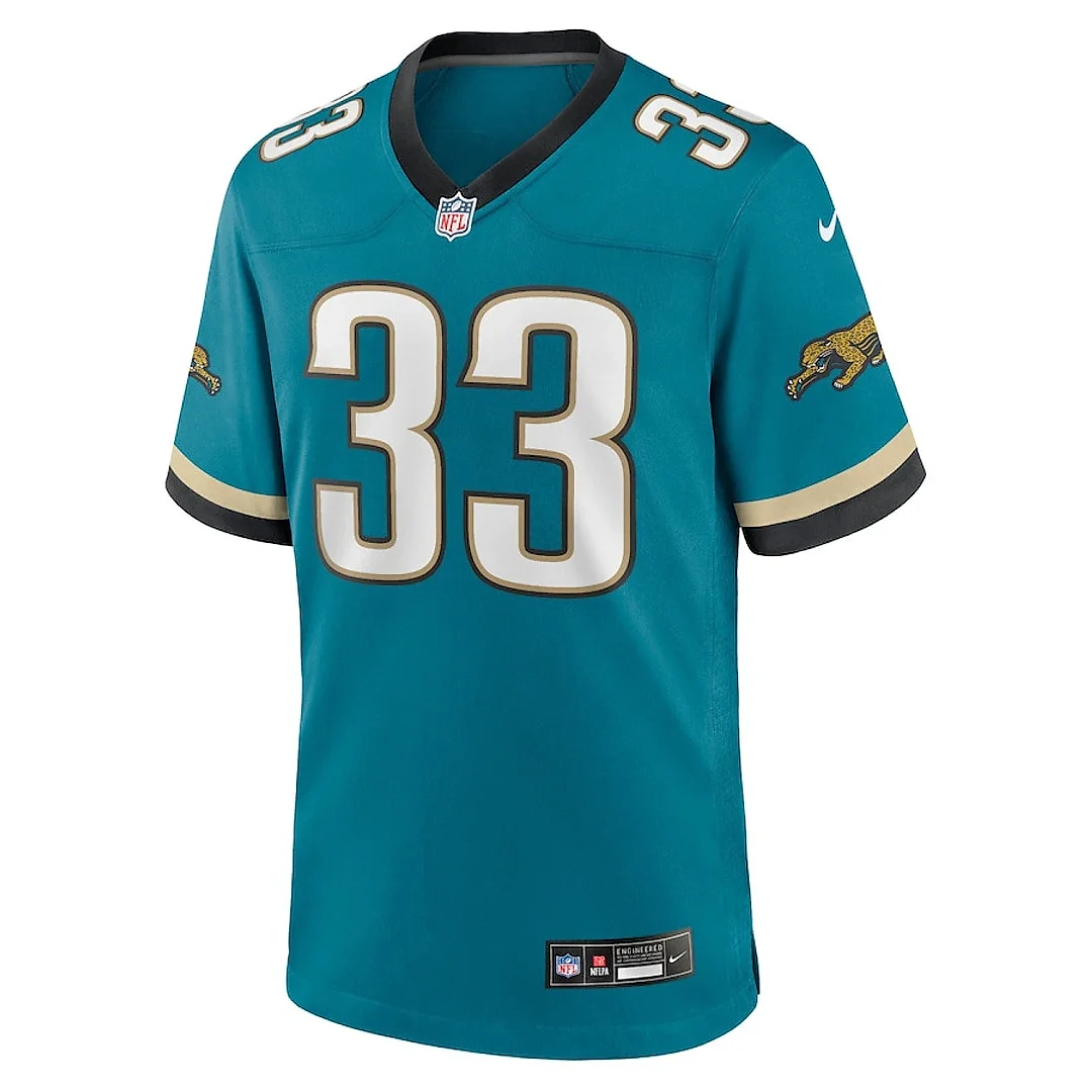 Zennovawear Devin Lloyd 33 Jacksonville Jaguars Prowler Throwback Player Game Men Jersey - Teal