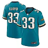 Zennovawear Devin Lloyd 33 Jacksonville Jaguars Prowler Throwback Player Game Men Jersey - Teal