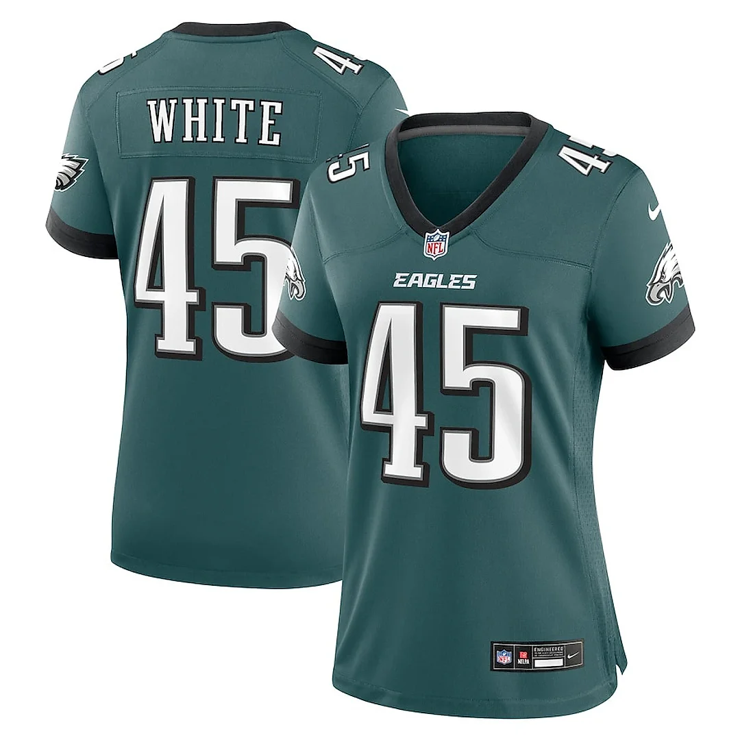 Zennovawear Devin White 45 Philadelphia Eagles Women Game Jersey - Midnight Green