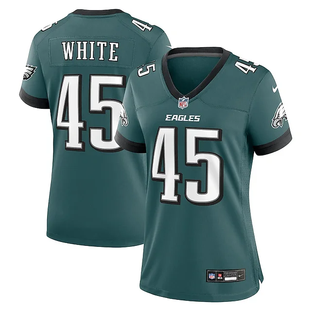 Zennovawear Devin White 45 Philadelphia Eagles Women Game Jersey - Midnight Green