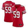 Zennovawear De'Vondre Campbell 59 San Francisco 49ers Women's Game Jersey - Scarlet