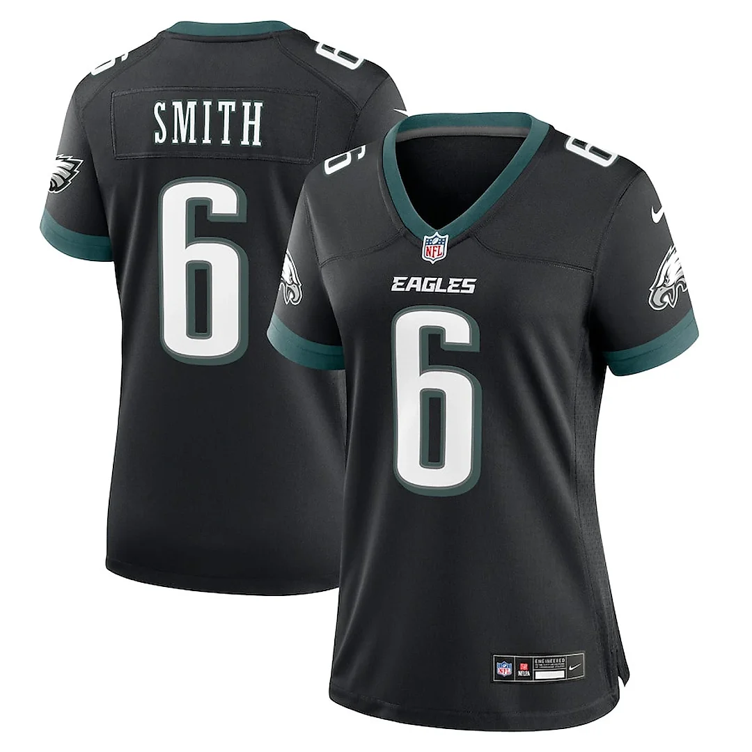 Zennovawear DeVonta Smith 6 Philadelphia Eagles Alternate Game Women Jersey - Black