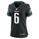 Zennovawear DeVonta Smith 6 Philadelphia Eagles Alternate Game Women Jersey - Black