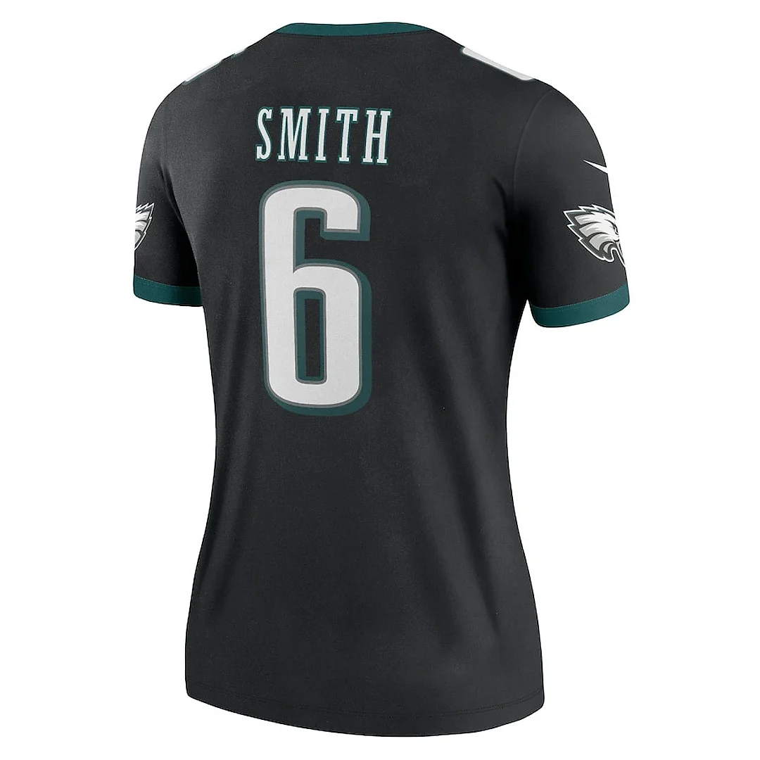 Zennovawear DeVonta Smith 6 Philadelphia Eagles Women Legend Player Jersey - Black