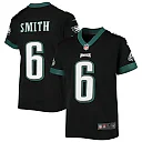 Zennovawear DeVonta Smith 6 Philadelphia Eagles YOUTH Game Jersey - Black
