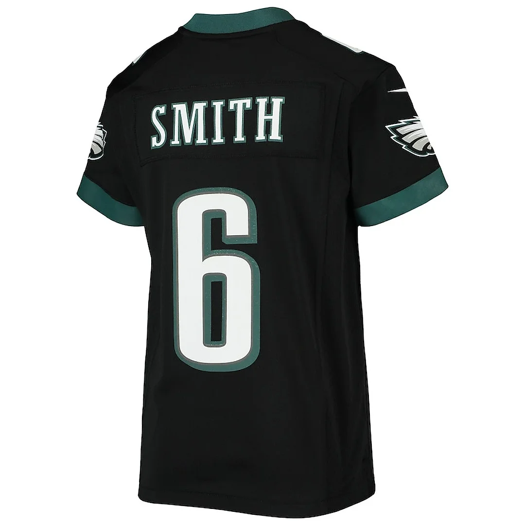 Zennovawear DeVonta Smith 6 Philadelphia Eagles YOUTH Game Jersey - Black