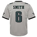 Zennovawear DeVonta Smith 6 Philadelphia Eagles YOUTH Inverted Game Jersey - Silver