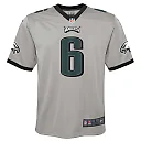 Zennovawear DeVonta Smith 6 Philadelphia Eagles YOUTH Inverted Game Jersey - Silver