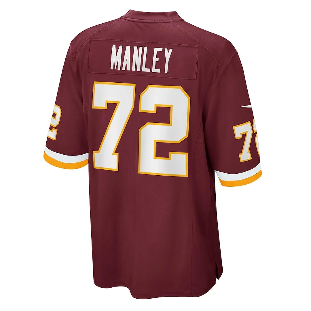 Zennovawear Dexter Manley 72 Washington Football Team Men Retired Jersey - Burgundy