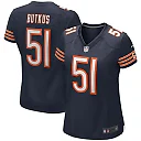 Zennovawear Dick Butkus 51 Chicago Bears Women Game Retired Jersey - Navy